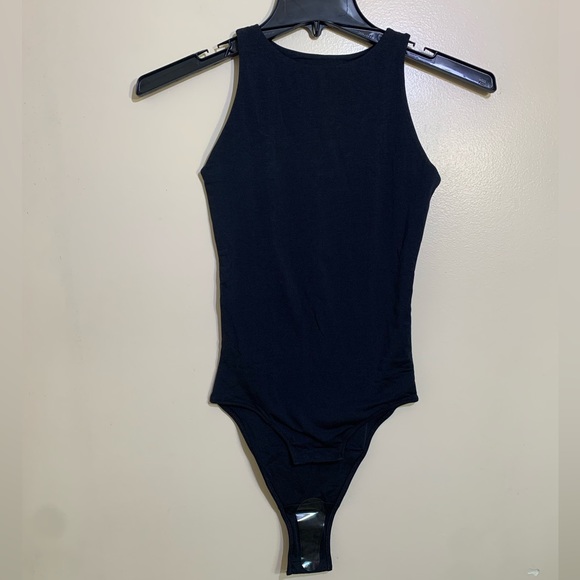 Everlane The Cutaway Tank Bodysuit Black bikini Body Suit Women’s NWOT - Picture 8 of 12